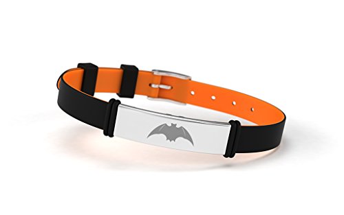 Valencia Club de Fútbol Pulsera Fashion Murciélago Ajustable para Hombre, Mujer y Niño | Pulsera Valencia de Silicona y Acero Inoxidable | Apoya al Valencia CF con un Producto Oficial | VCF