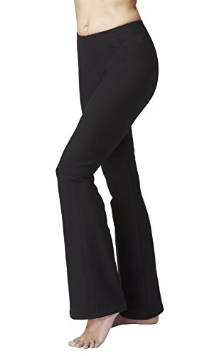 TLC Sport Figura para mujer, con talle alto, corte de bota, negro X-Large (44) Pierna corta