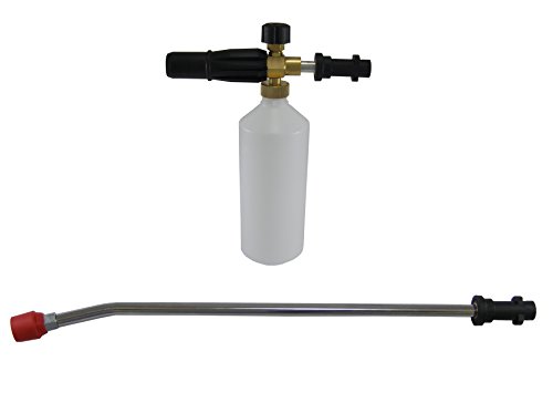 Pistola de espuma y lanza en ángulo para lavado a presión, compatibles con Karcher K-Series