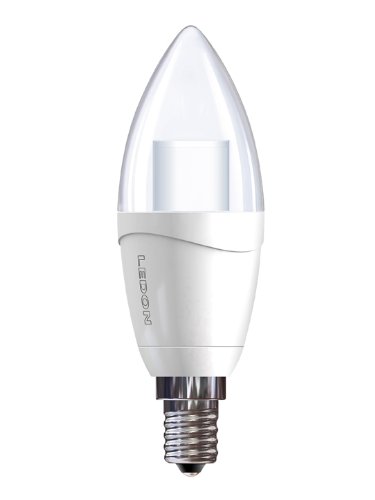 Preisvergleich Produktbild Ledon LED Lampe, 5 W, E14, Durchmesser 35 mm, klar 25000641