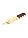 Wooden Dual Faces Foot File Callus Dead Skin Remover Tool Wood Color