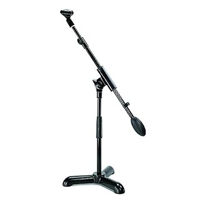 Samson MB1 Pied de microphone bas/trépied + Pince micro Noir