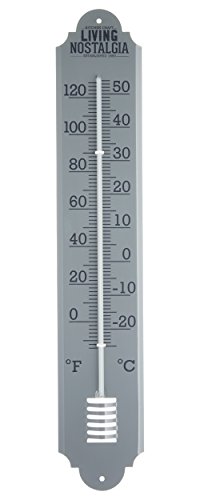 Kitchen Craft 50 cm, Living Nostalgia Outdoor Metall-Hauswand-Thermometer