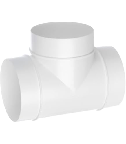 Tuyau D'évacuation D'air, Tuyau De Ventilation, Diamètre 100 Mm, Longueur 6 M, Flexible, En PVC, Blanc, En Aluminium, Avec 2 Colliers De Serrage En Acier Inoxydable, Tuyau D'évacuation D'air Pour