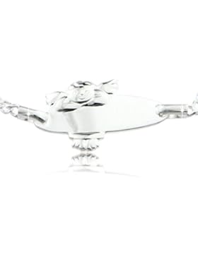 Kinderarmband silber mit Schutzengel inklusive Wunschgravur