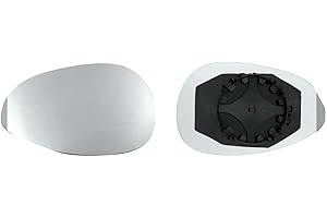 THE WING MIRROR COMPANY Fits FIAT 500, For 2007 to 2018 Convex Wing Mirror Glass RIGHT HAND (UK Driver Side)