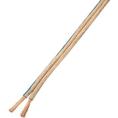 Preisvergleich Produktbild Components 607873 Lautsprecherkabel 2 x 4mm² Transparent 10m