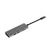 Produktbild HermosaUKnight Thunderbolt 3 Hub USB-Dockingstation USB-Typ-C-zu-HDMI-USB3.0-Kabel TF-SD-Karte 5IN1-Adapter-Splitter für MacBook Pro-Silver