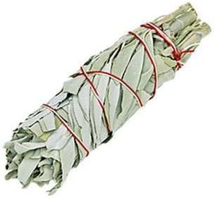 5" (12cm) California white sage smudge stick for smudging Cleansing purifying Excellent quality