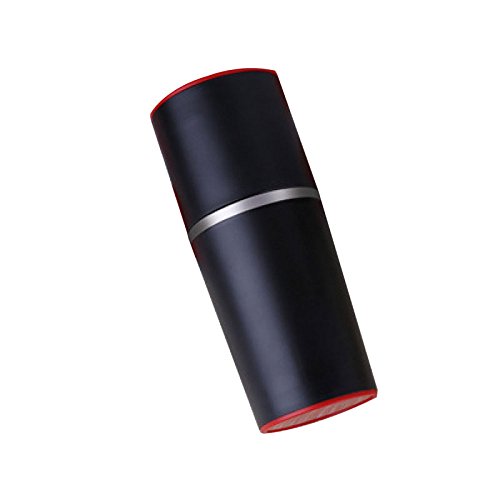 détail Machine à Café Manivelle Moulin Manuel Grains De Café De Stockage Tasse De Filtre D'infusion Cafetière Portative 4 En 1,Black