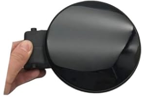 HUVNEXA, for VW, for Polo, 2011-2018 Couvercle de réservoir de Remplissage de Carburant 6R0809857D 6R0 809 857D Couvercle de Trappe à Carburant(Schwarz)