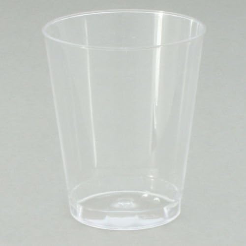 Plastic Tumblers/Glasses Hard Disposable Quality 200ml - Party Goods 40 Pack