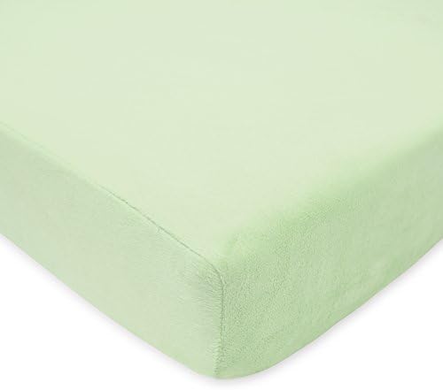 American Baby CompanyHeavenly Soft Chenille Crib Sheet - Celery