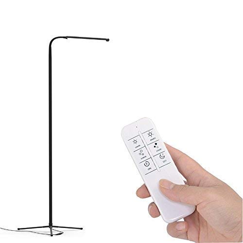 Chucalyn Dimmerabile lampada da terra a LED, telecomando a LED e Touch Control lampade regolabili da terra, risparmio energetico lampada in piedi per camere da letto soggiorno