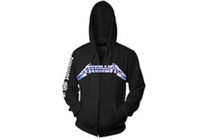 PROBITY Official Metallica - Ride The Lightning - Black Zip Hoodie