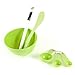 uxcell Grass Green 4 in 1 DIY Facial Mask Bowl Brush Stick Measuring Spoon RS.1615.00