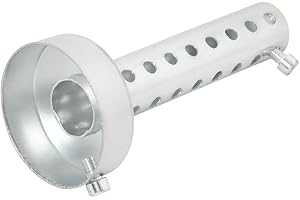 Baceyong Silenziatore per moto, DB Killer, Deflettore per tubo di scarico, Silenziatore di scarico, 35-60mm Nero/Sliver