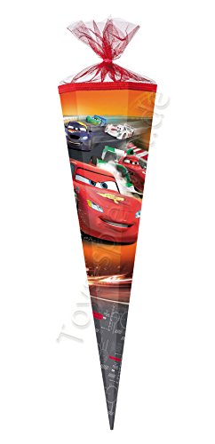 Preisvergleich Produktbild Schultüte / Zuckertüte / 85cm / eckig / "Cars"