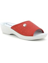 INBLU - Chanclas para mujer rojo rojo