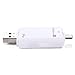 BERRY i-Flash Device HD SD Memory Card Reader/Adapter USB 8-pin Port Flash Drive Memory Stick for iPad / iPod Touch / iPhone 5s / iPhone 6 - White New Arrival RS.2499.00