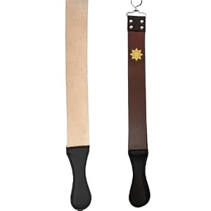 Real Leather Strop for Straight (Cut Throat) Razors with hanging hook Sandbros Same day dispatched - Image 2
