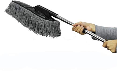 Auto Hub Super Soft Microfiber Car Duster Exterior with Extendable Handle, Car Brush Duster for Car Cleaning Dusting - Grey - Image 8
