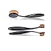 SONGQEE(TM) Cosmetic Makeup Face Powder Blusher Mini Toothbrush Curve Foundation Brush-Beauty Cosmetics Tools (10PCS Set)
