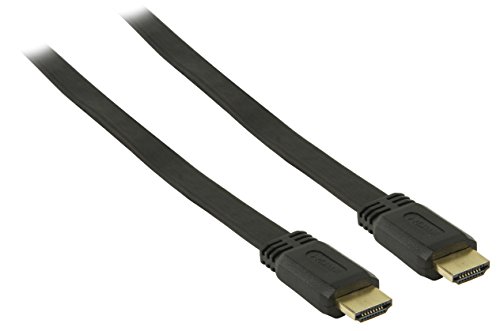Valueline VGVP34100B20 High Speed HDMI Flachkabel mit Ethernet (Stecker auf Stecker, 2m) schwarz - 2