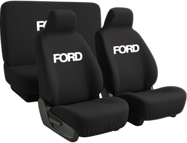 Terletmeyen kumas ve birebir uyum sunan Ford Tourneo Courier ile uyumlu oto koltuk kılıfı Siyah
