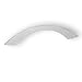Produktbild SIRO Möbelgriff Flensburg, Modern, Kunststoff - Weiß, 166 mm x 17 mm x 30 mm, LA 128 mm, 0556-166K10