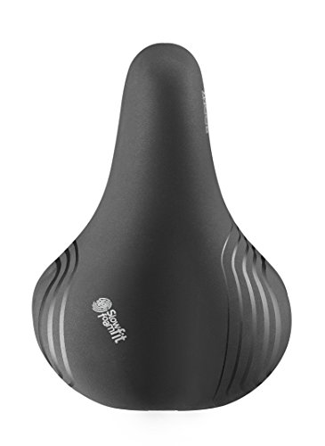 Selle Royal Damen Roomy Moderate D Sattel, Schwarz, 24 x 18 x 10 cm