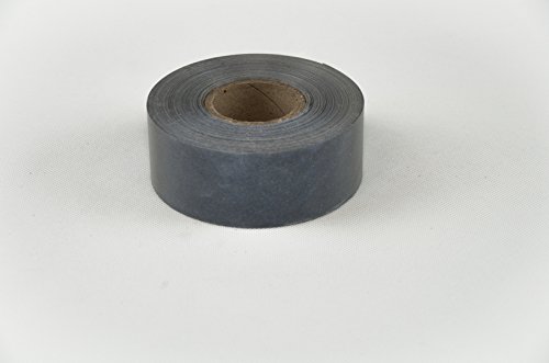 3 lfm, in grau, Reflektierendes Band zum Annähen – Reflektorband, 40 mm breit, Leuchtband zum Annähen, 3m - 3