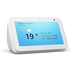 Découvrez Echo Show 5, Écran connecté compact avec Alexa, Blanc