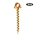 Produktbild chinejaper 5 Stück Ultimative Ground Anchor Orange Screw Für Camping LandschaftsbauKunststoffSpiralhorn DesignFester Griff