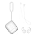 Produktbild Schutzhülle für AirPods, Bandmax Tragbare Silikon Schutzhülle Case Tasche mit Halteband Kopfhörer Halterung Kratzfest für Apple AirPods, Weiß