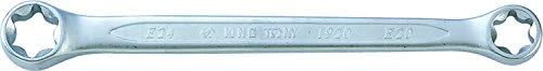 KING TONY19201012 Alloy Steel Star Box End Wrench, E10 x E12 Size, 142.5 mm Length, Pack of 12
