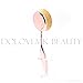 Dolovemk | 10Pcs/Set Makeup Oval Brushes Set Eyebrow/Foundation/Blusher Brush for Liquid/Powder (Rosegold)