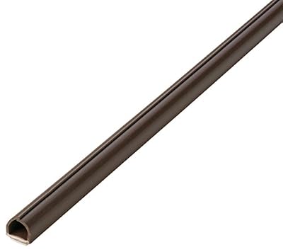 INOFIX Cache-câble wengé pour moulure, H.1 x P.100 cm