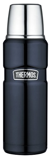 Thermos King - Botella térmica Negro Negro Mate Talla:0,47 litros