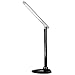 Price comparison product image Sunvito Multi-functional LED Desk Lamp Touch-Sensitive Control Panel Foldable Reading Lamp with 5V USB Charging Port (Black)