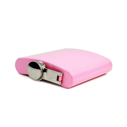 E-Volve Flachmann Hip Flask 6 Unze – Edelstahl – Rosa – für besonderen Anlässen (Hochzeit, Sport, Golf, Vatertag) - 2