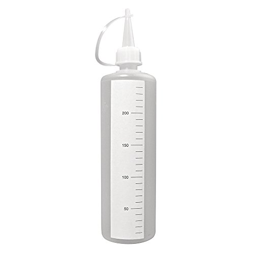 Rayher Hobby 5364100 Mischflasche, 250 ml mit Verschlusstülle und Skalierung