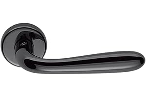 COLOMBO DESIGN Maniglia per porta mod. ROBOT, art. CD41R, finitura Nero Satinato