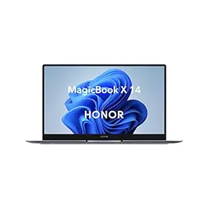 Honor MagicBook X 14, Intel Core i5-10210U 14 inch (35.56 cm) FHD IPS Anti-Glare Thin and Light Laptop (8GB/512GB PCIe SSD/Windows 11/1.38Kg), Gray, (NobleBR-WAH9E)