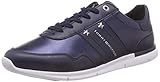Nieten Tommy Hilfiger Damen Tommy Essential Leather Sneaker, Blau Navy 406, 42 EU