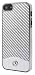 Produktbild Mercedes MEHCPSECACSI WAVE V Carbon Fiber und Brushed Aluminium Schutzhülle für Apple iPhone SE/5/5S silber