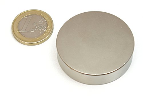 Aimangz - Imán neodimio disco, medidas 4 x 1 cm