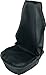 Car Seat Cover, Leather Look, Seatprotector Premium, Car Vehicle Front Seat Covers, Car Seat Protector, Black, Designed for Driver Seat or Passenger Seat, Waterproof, Extra smooth, Pet Car Seat Cover for Dogs, Airbag compatible, Universal Heavy Duty Waterproof Front Seat Cover including head restraint, Protect the appearance and value of your car seats, Best Lifetime Guarantee