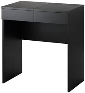 black malm dressing table