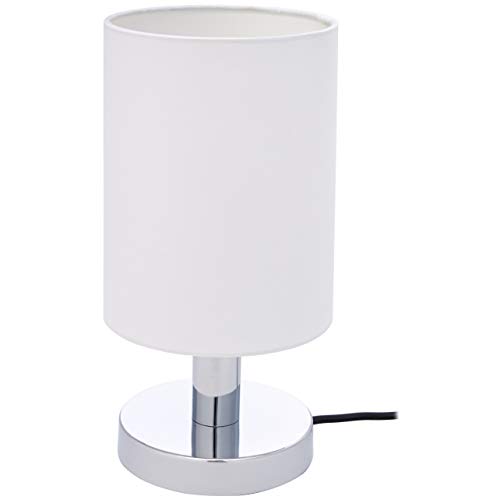 Preisvergleich Produktbild UMI Table Lamp Fabric Shade with Round Metal Base, 10.5''